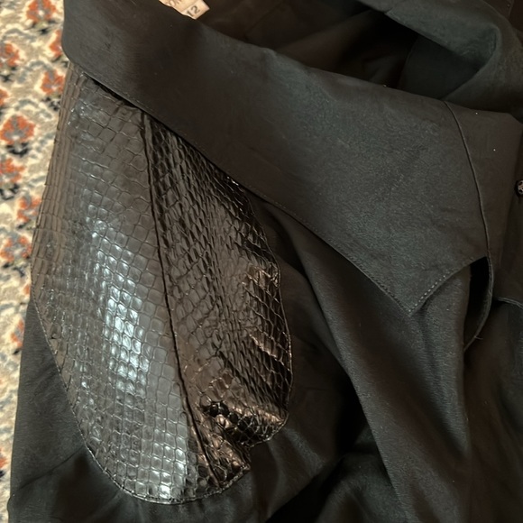 VTG Francesca by Damon for Starington Snake Skin Details Shirt size 12 - Picture 12 of 15